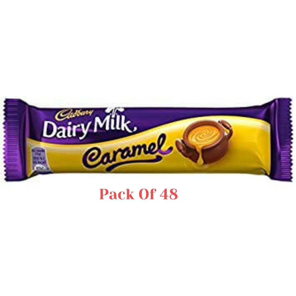 Cadbury Dairy Milk Caramel Chocolate 48 x 45g Bars