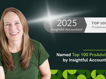 JB Advisory Group is pleased to announce that our CEO and Founder, Juliebeth Malone,has been named a 2025 Top 100 ProAdvisor by Insightful Accountant.