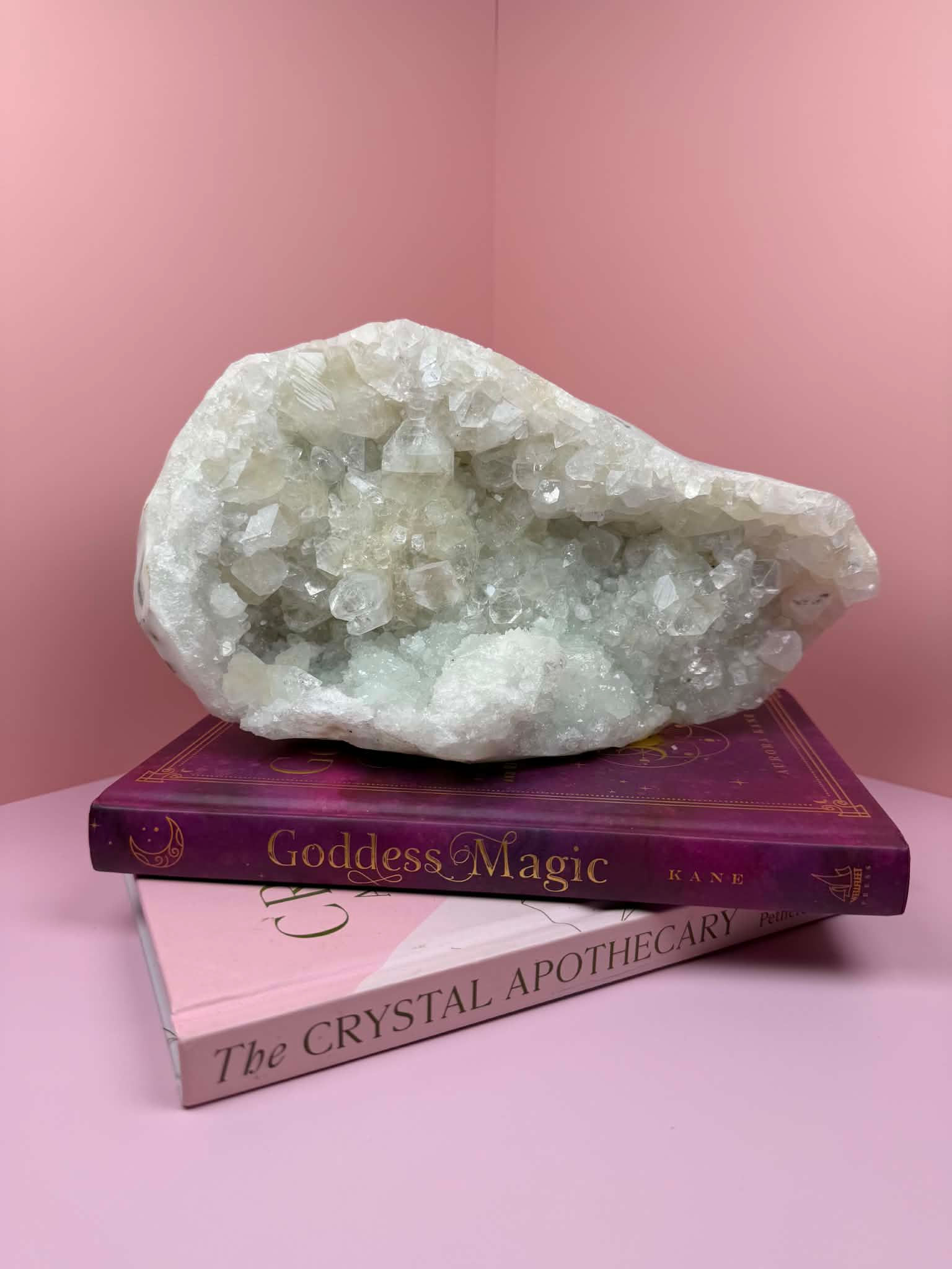 Statement Apophyllite and Heulandite Cluster