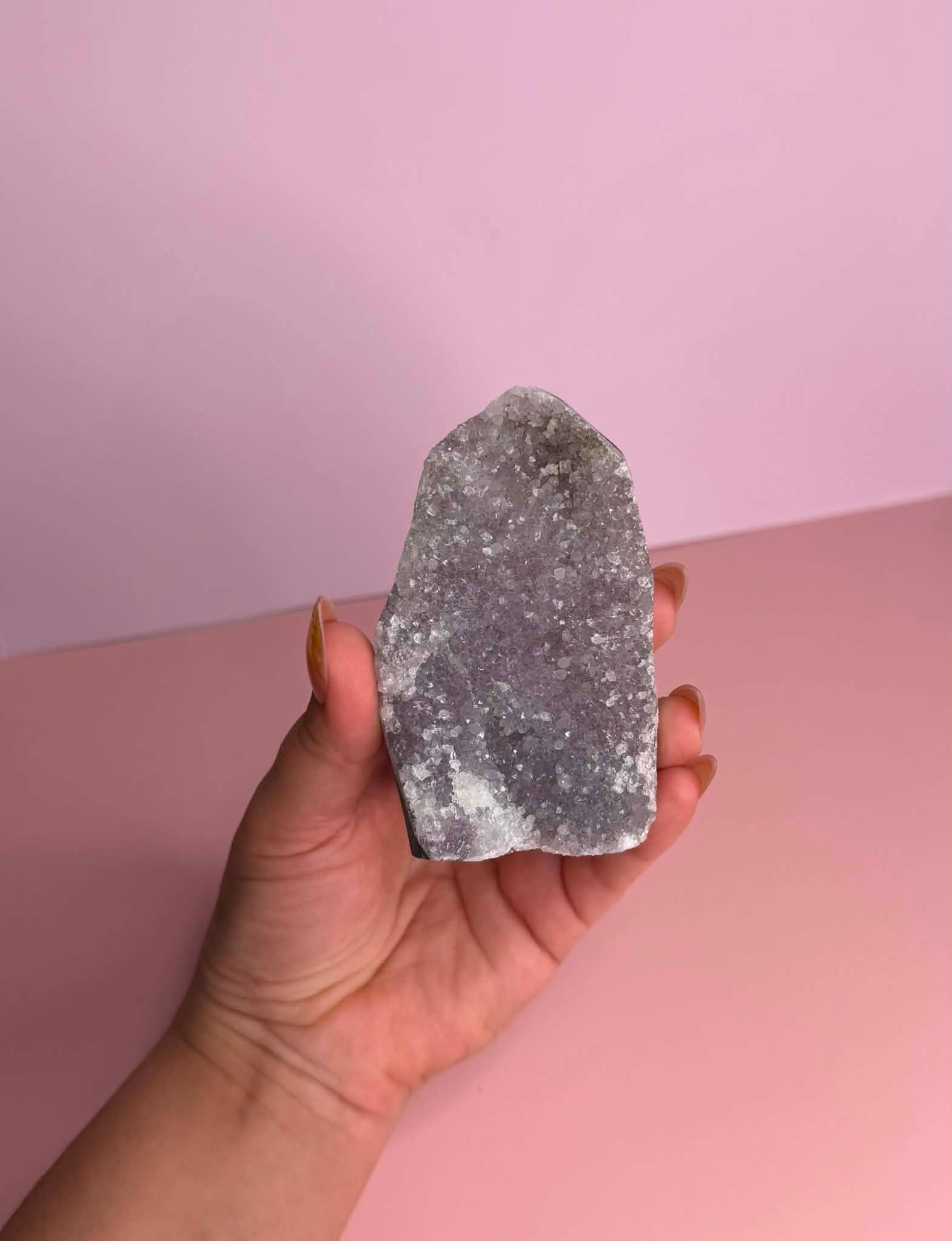 Pink & Lilac Druzy Quartz #4