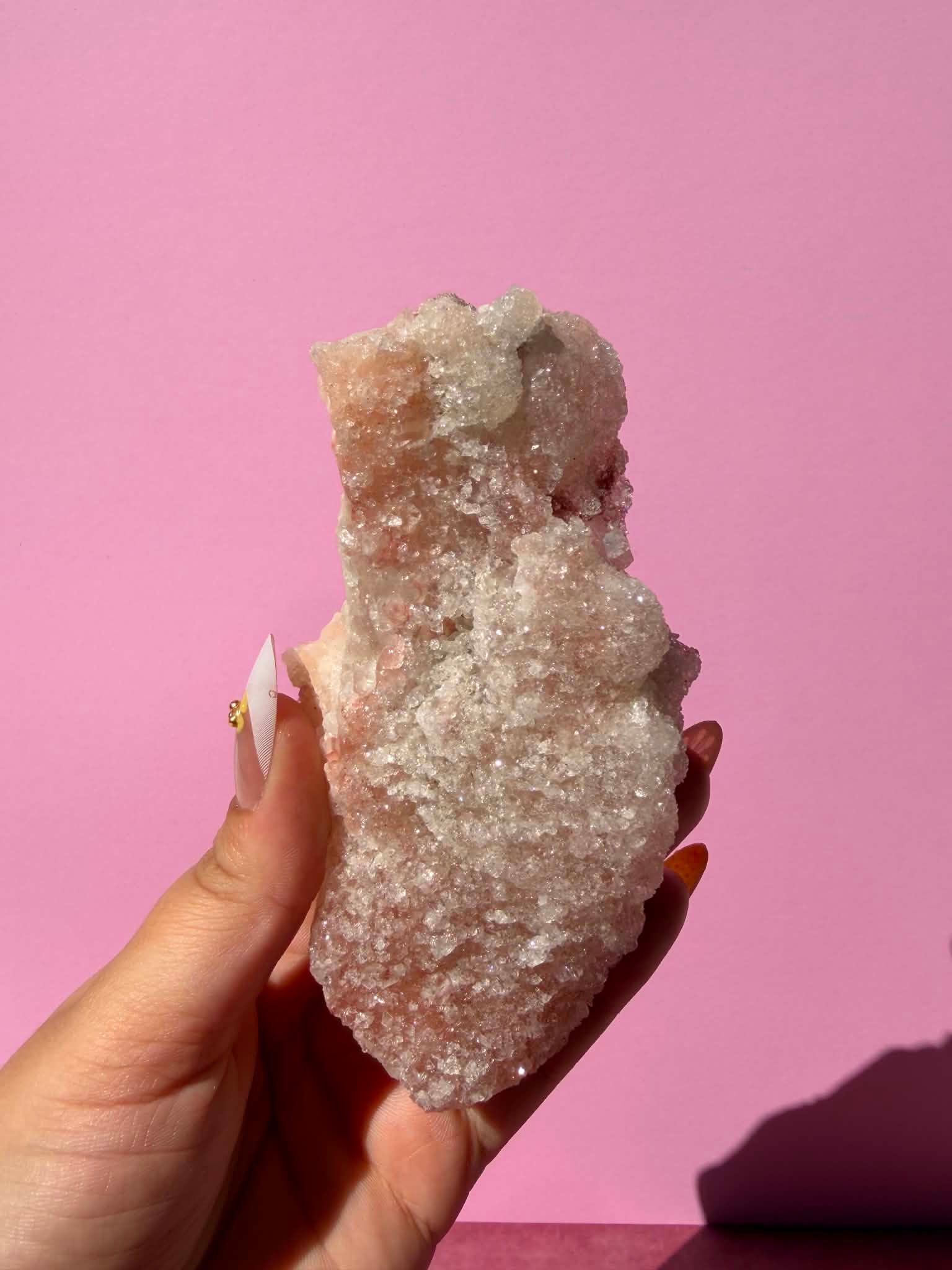 Pink Apophyllite with Stilbite #31