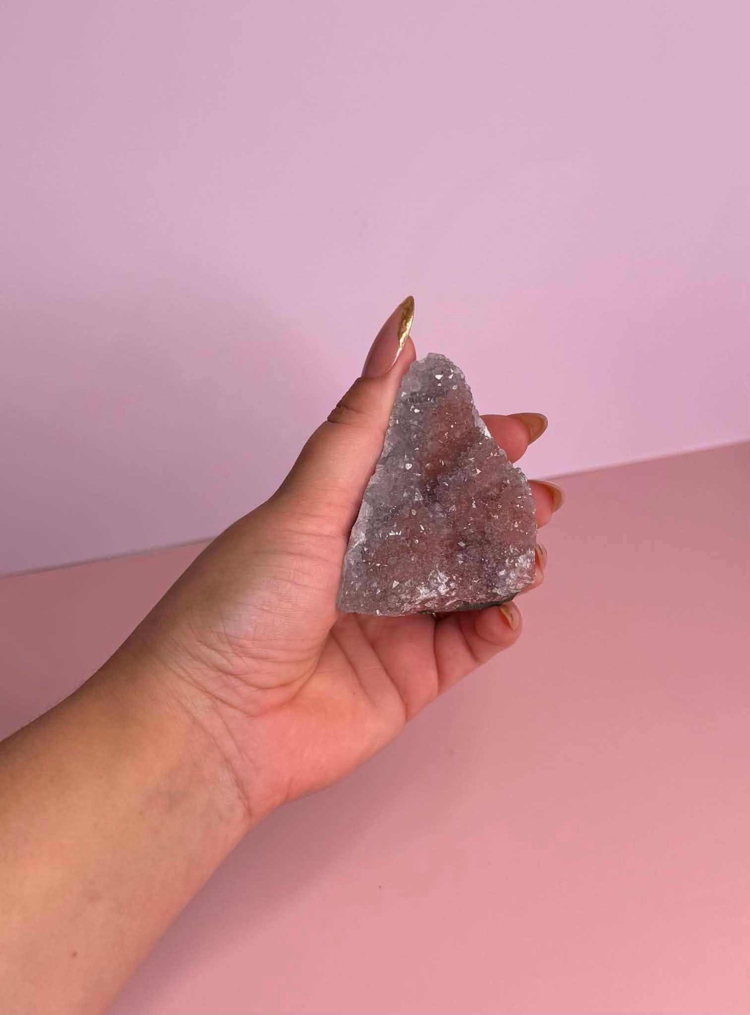 Pink & Lilac Druzy Quartz #8