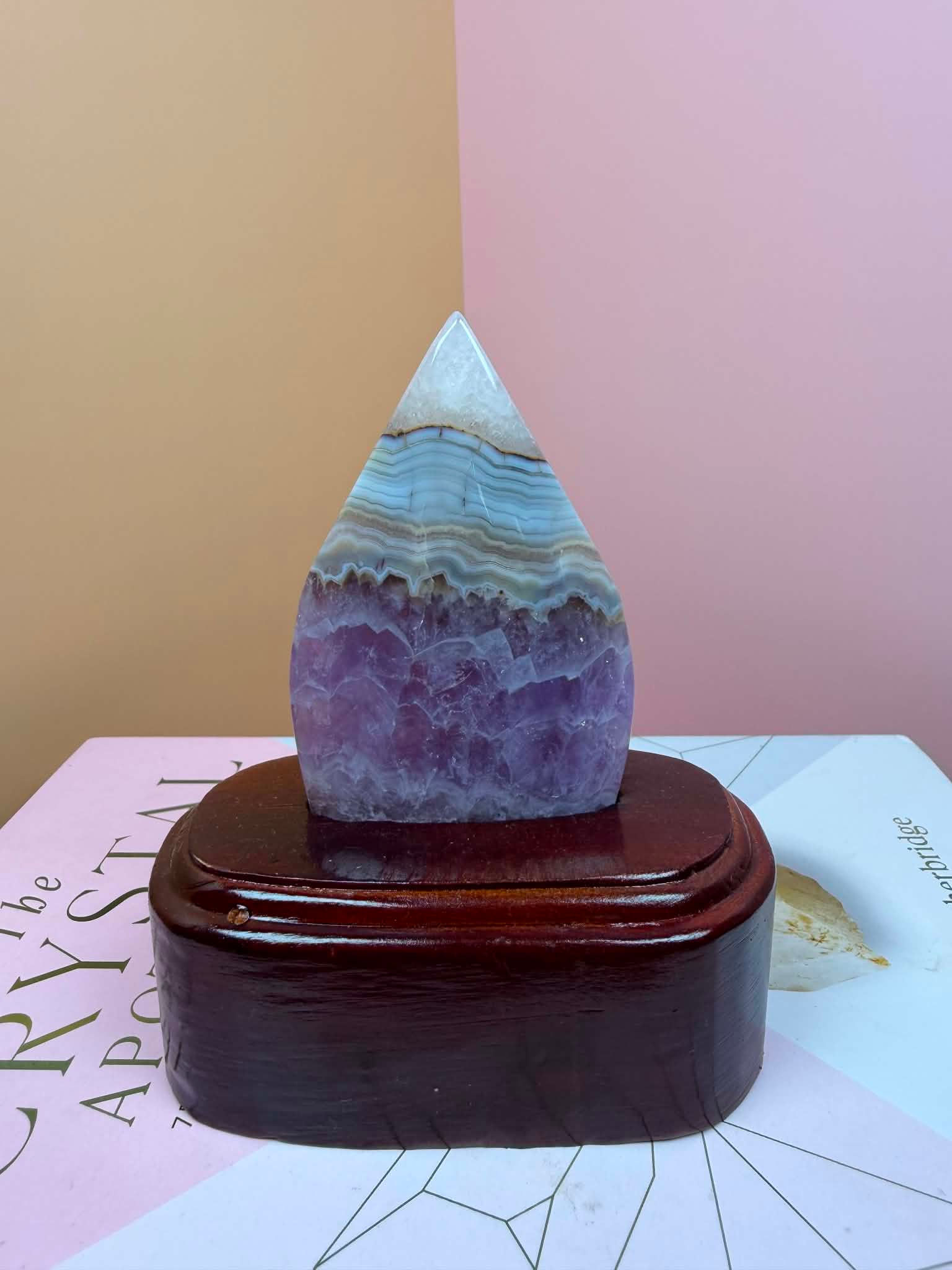 Amethyst + Crazy Lace Agate Freeform