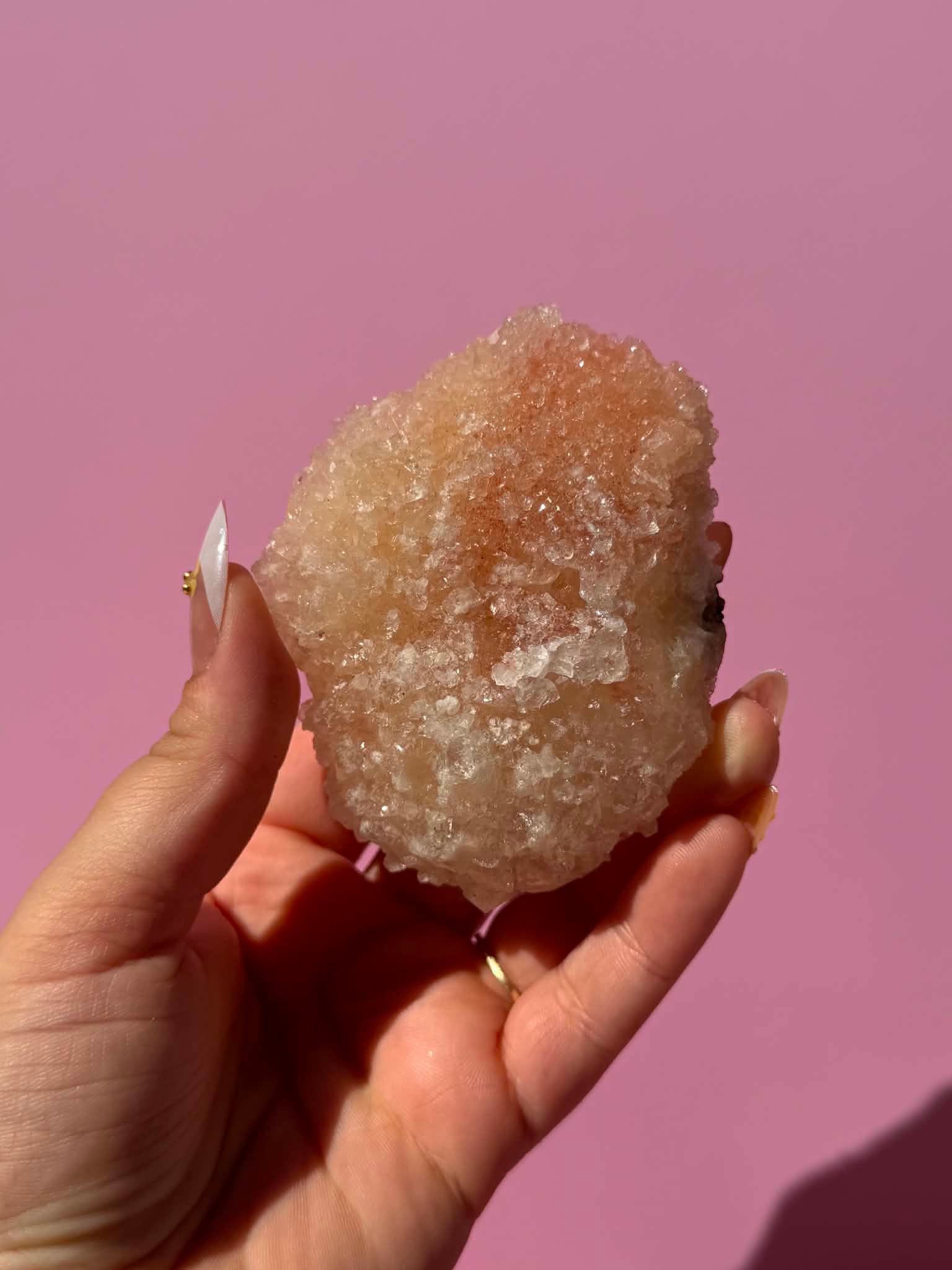 Pink Apophyllite with Stilbite #23