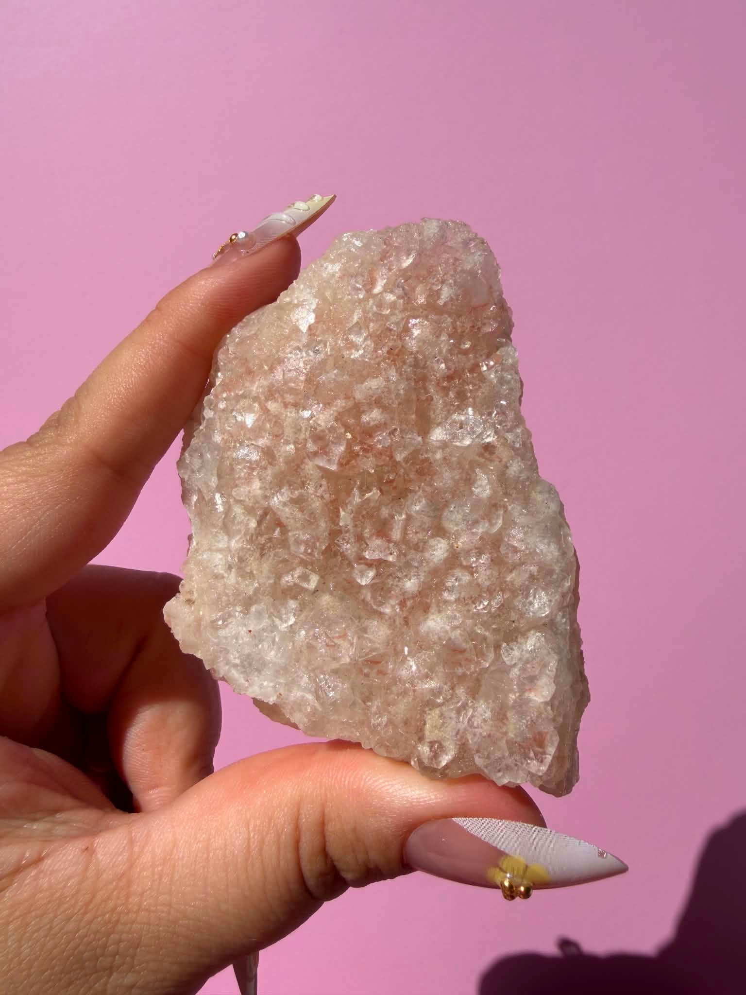 Pink Apophyllite with Stilbite #26