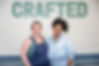 co-owners of crafted art club a creative studio located in coconut creek florida