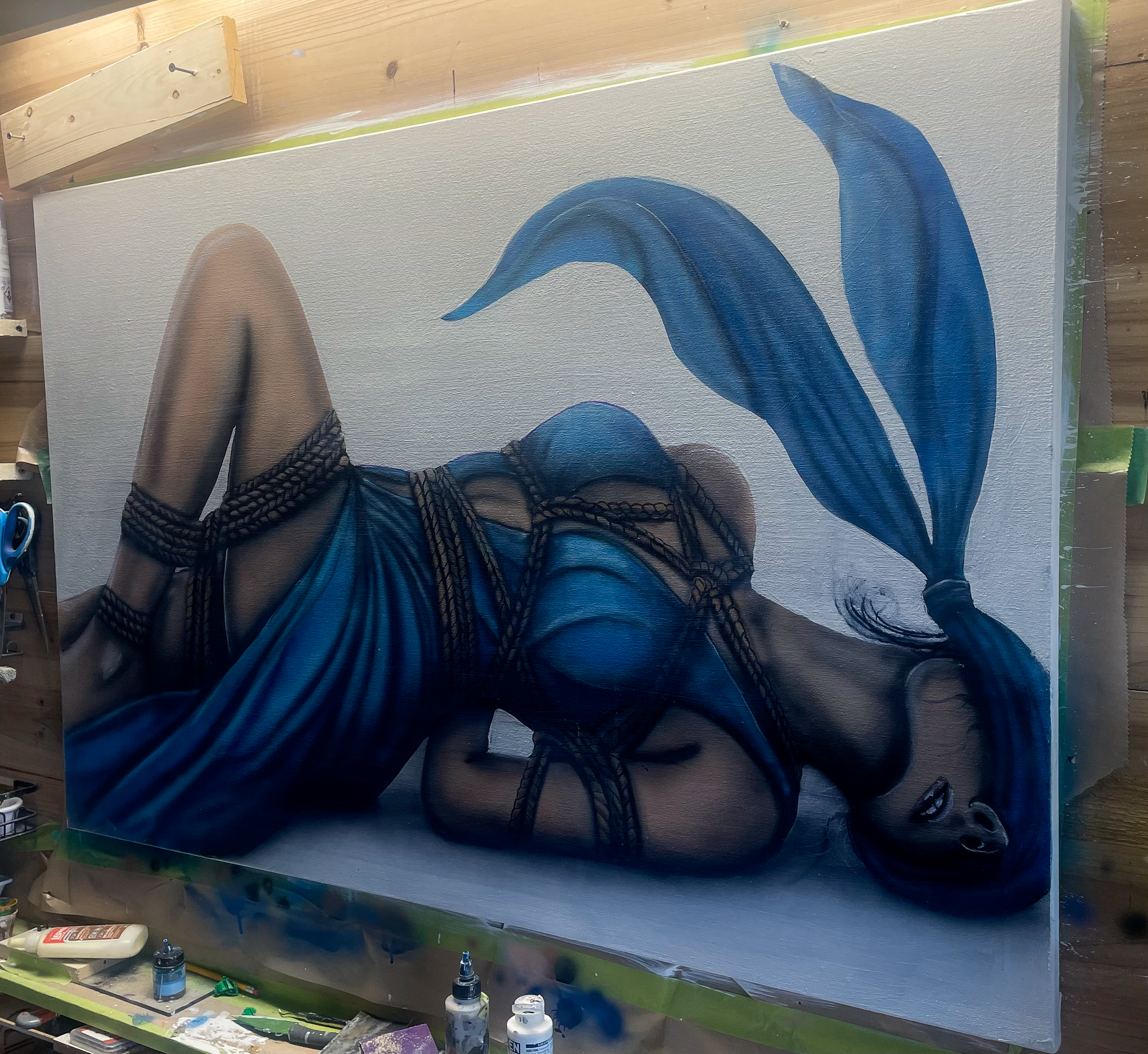Anticipation — angled studio view