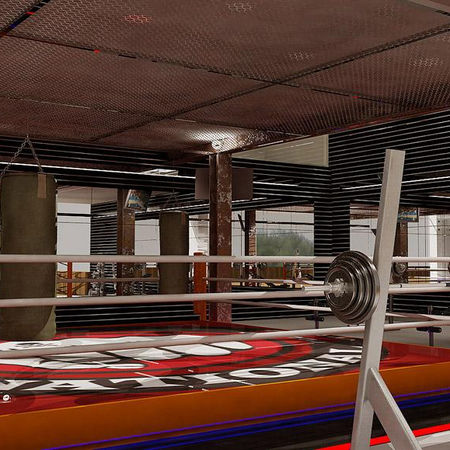 Boks ringi iç mimari tasarımı