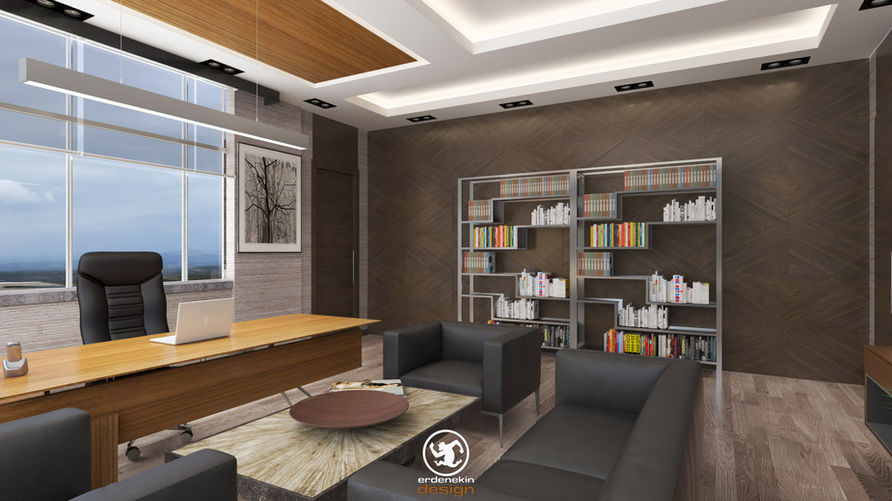 Ankara kurumsal ofis bölümü iç mimarlık projesi