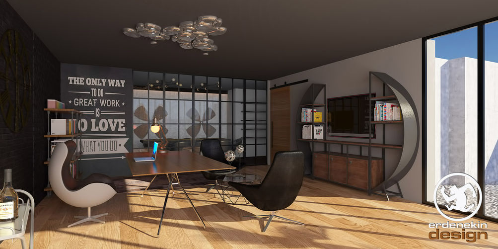 Ankara / Türkiye kurumsal ofis patron odası iç mimarlık projesi