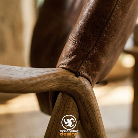 Masif ahşap mobilya eklem detayları, organik formlu ahşap kolçak tasarımı.