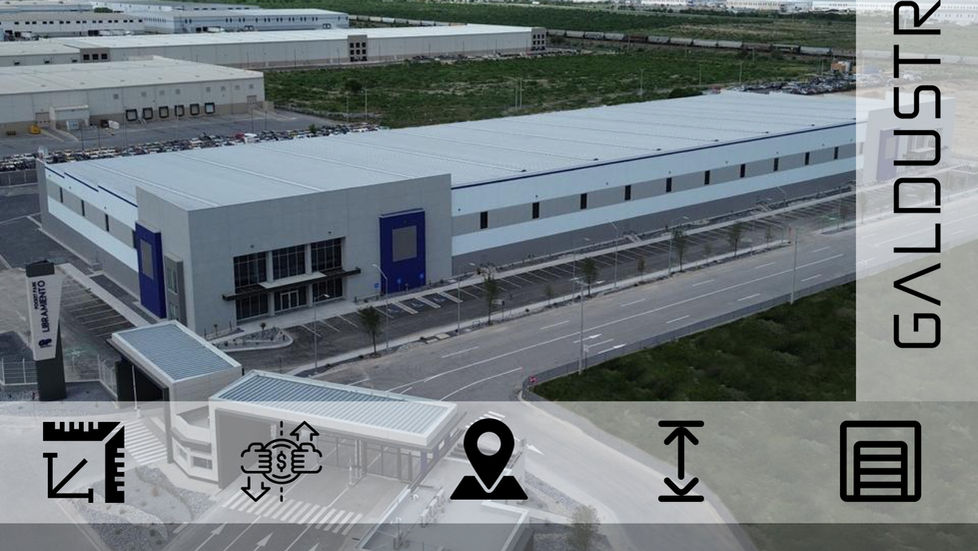 WAREHOUSE FOR LEASE IN CIÉNEGA DE FLORES, NUEVO LEÓN12,978 m² From USD 7.5 per m², 6 Dock Doors + 2 Ramps.