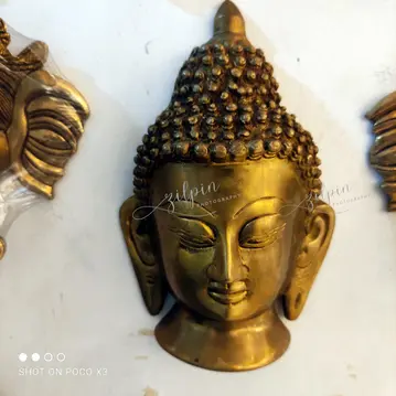 Deep meditating Buddha wall mount showpiece