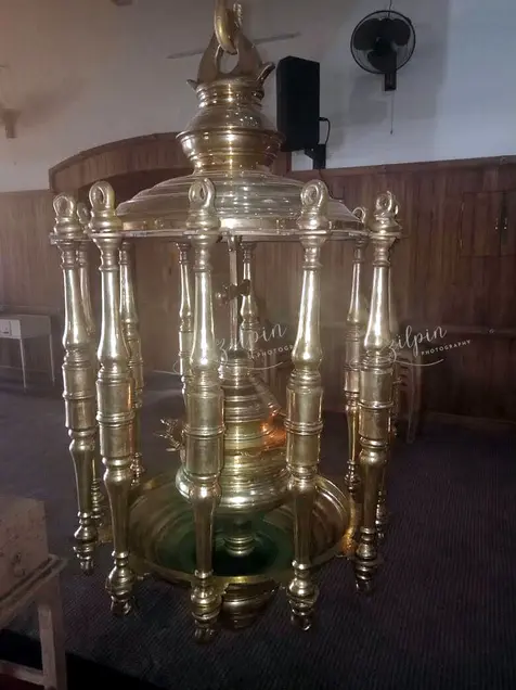 large size church hanging lamp poliya vilakku