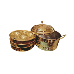 Vintage Brass Idli Cooker