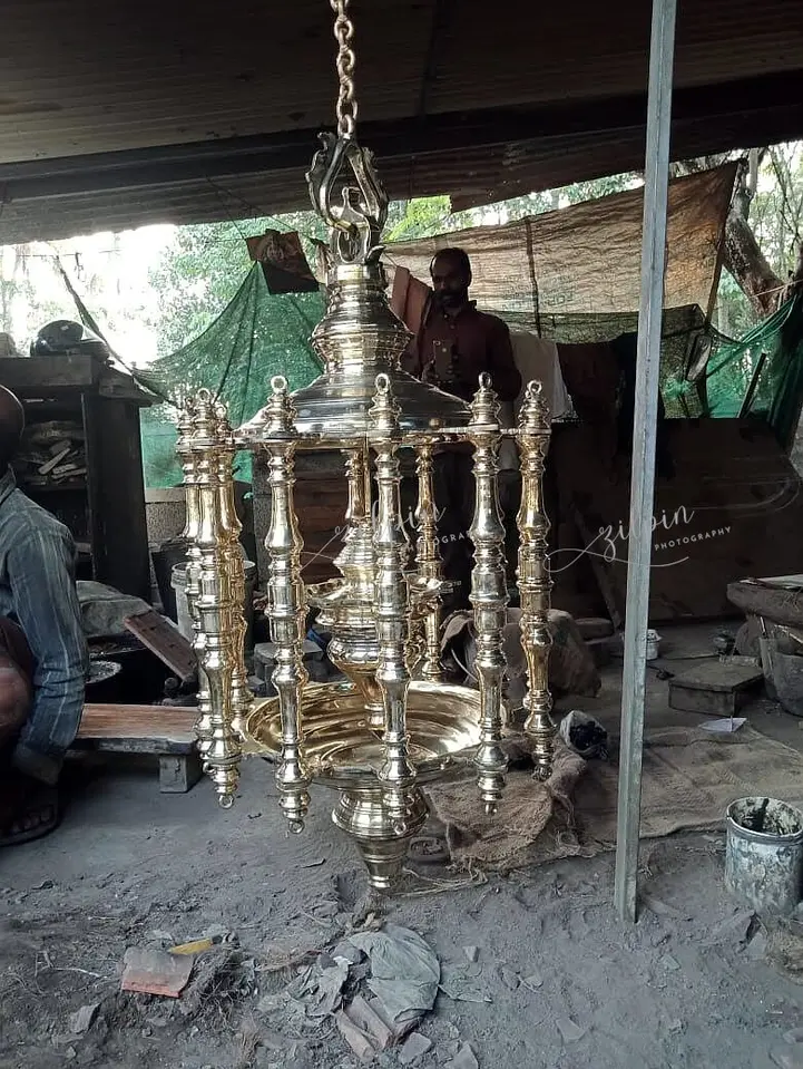 poliya vilakku hanging lamp