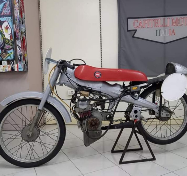 Motom preparato da corsa anni 60