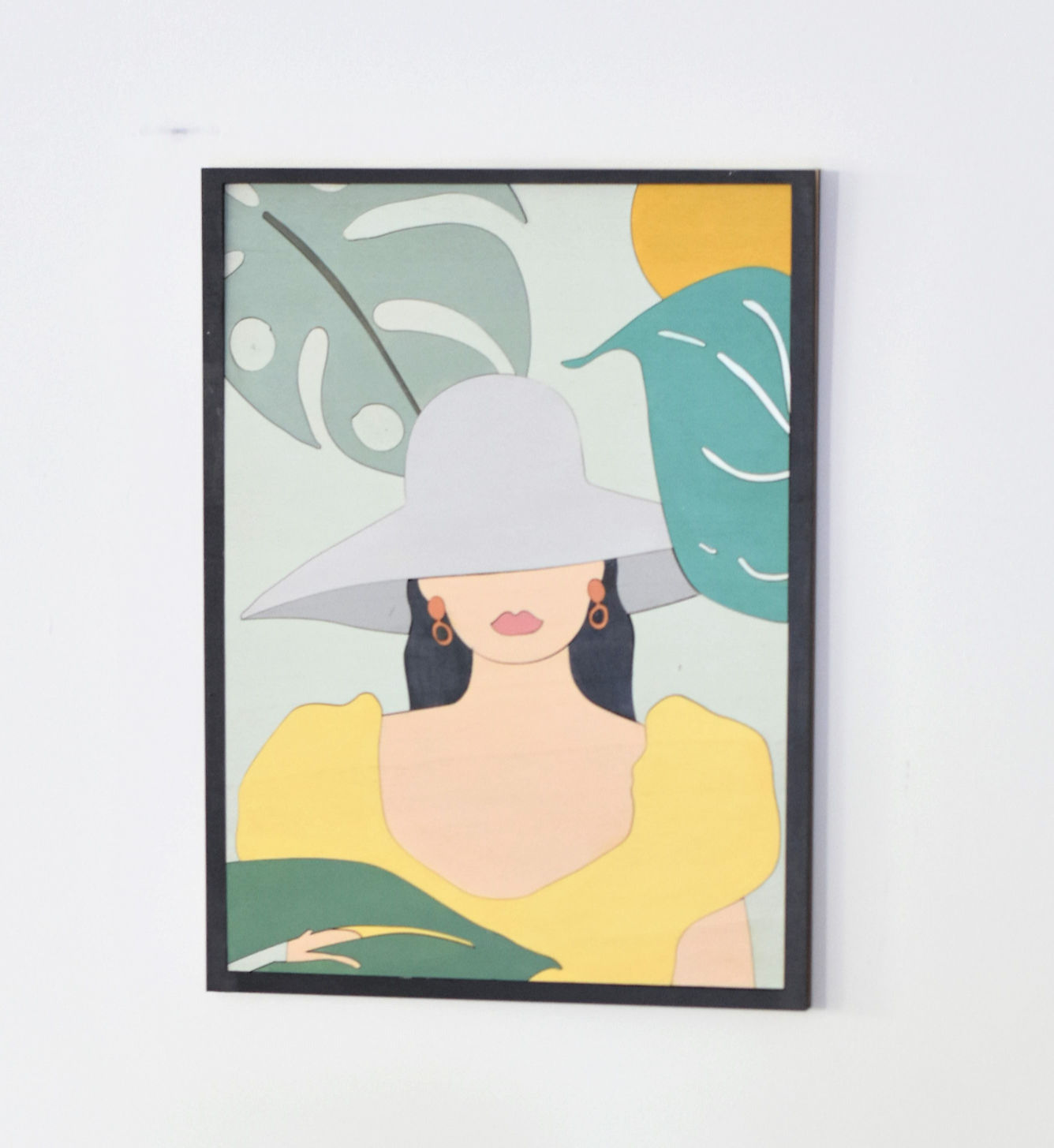 תמונת בוהו- נערה עם כובע