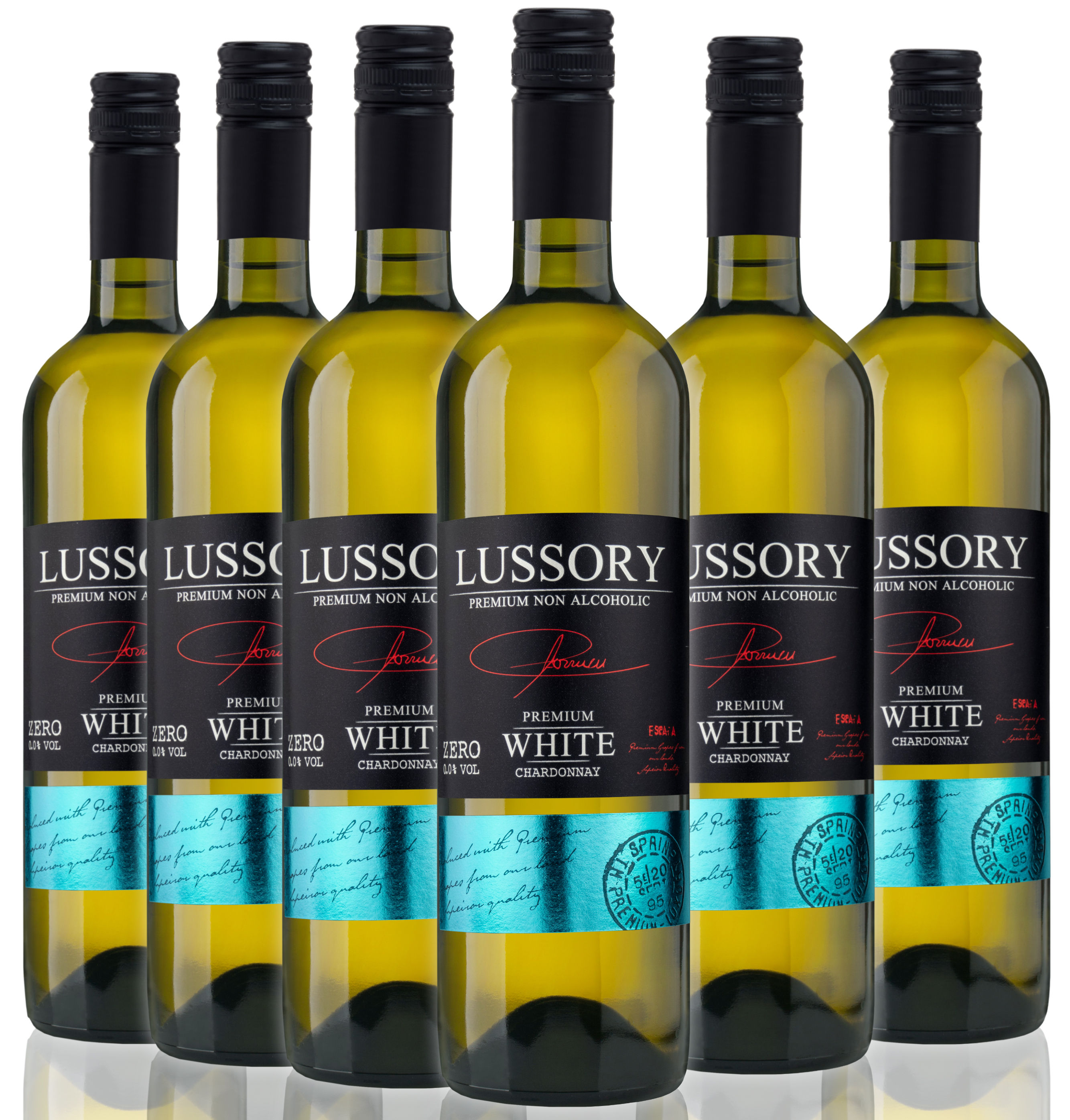 Weisswein 0,0 ALKOHOLFREI – LUSSORY PREMIUM Chardonnay | Karton mit 6 Stk.
