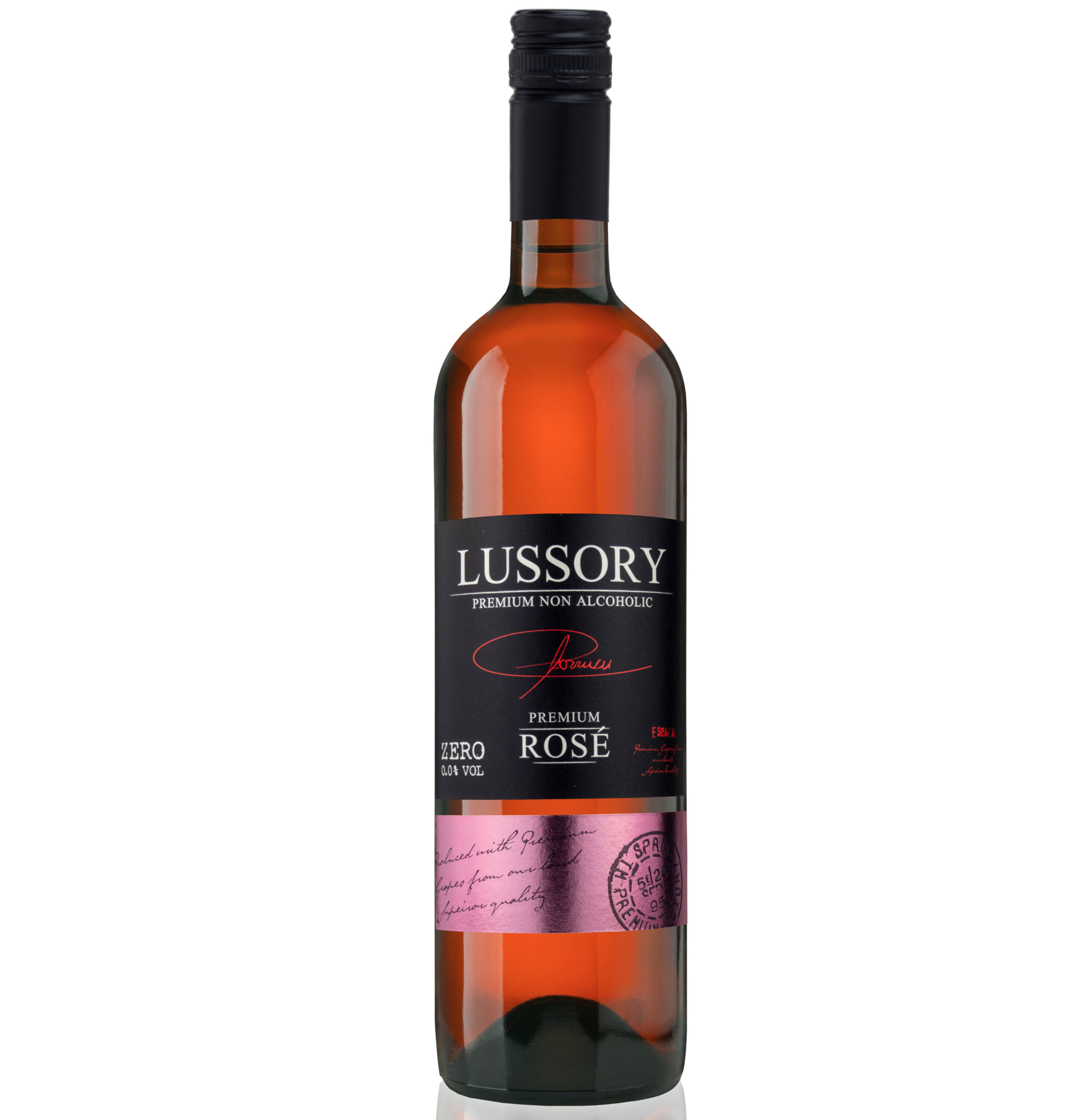 Roséwein 0,0 ALKOHOLFREI – LUSSORY PREMIUM Rosé