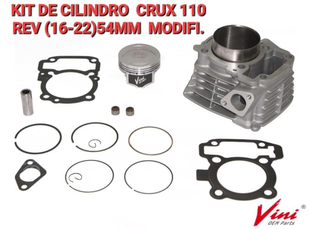 KIT DE CILINDRO CRUX 110 REV (16-22)54MM MODIFI.