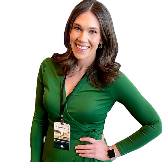 Megan for Westerville, Green Dress No Ba