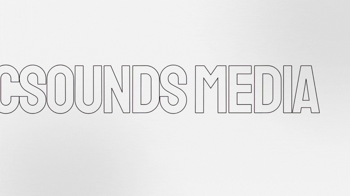 Black White Bold 3D Social Media Report Presentation.gif