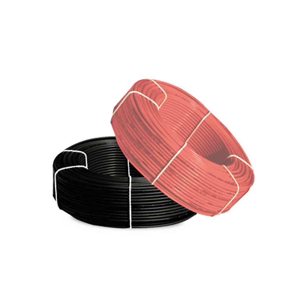 สาย PV ขนาด 10 SQ.mm สีดำ / 100 เมตร