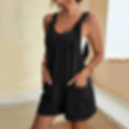 Thumbnail: Women's Casual Button Pocket Jumsuit