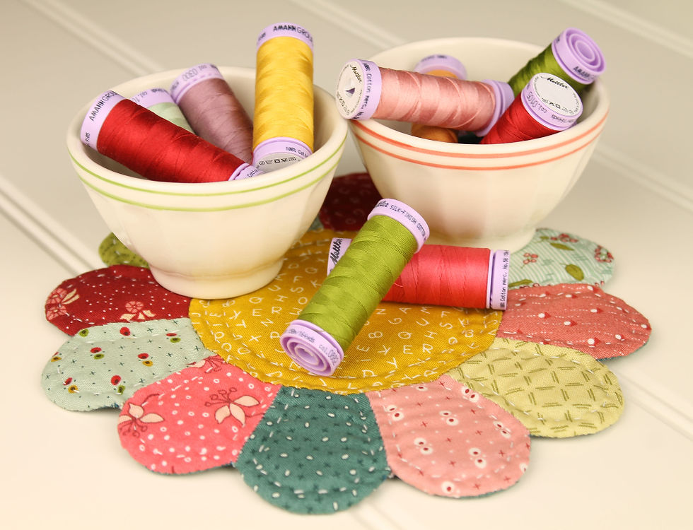 Thumbnail: Dresden Flower Coaster