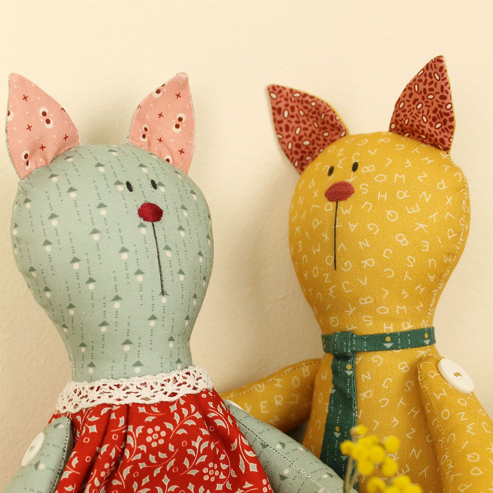 Thumbnail: Sam & Susie - PDF pattern (English)
