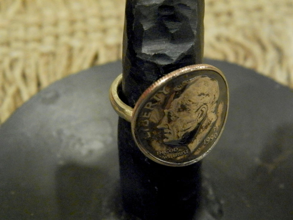 サムネイル： ＃R３　USA coin ring