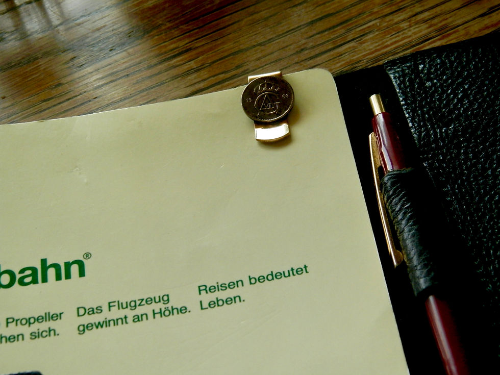 サムネイル： ＃M35  Sweden Coin Money Clip