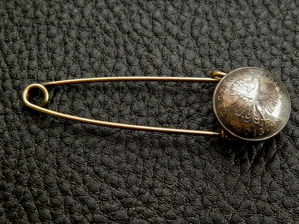 サムネイル： ＃B33　Poland Coin Brooch