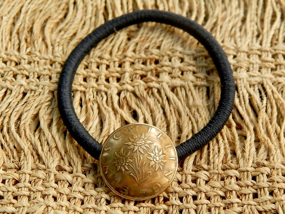 サムネイル： ＃H159　Austria Coin Hair Elastic（Classic ver)
