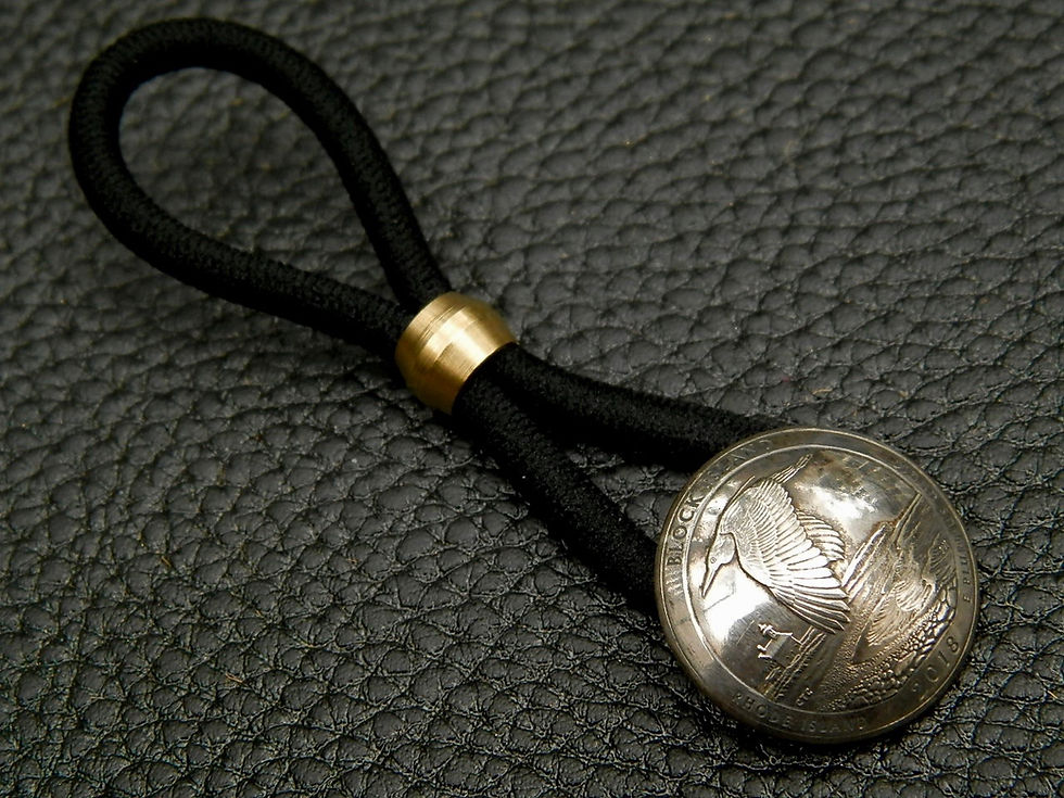サムネイル： ＃H167　USA Coin Hair Elastic