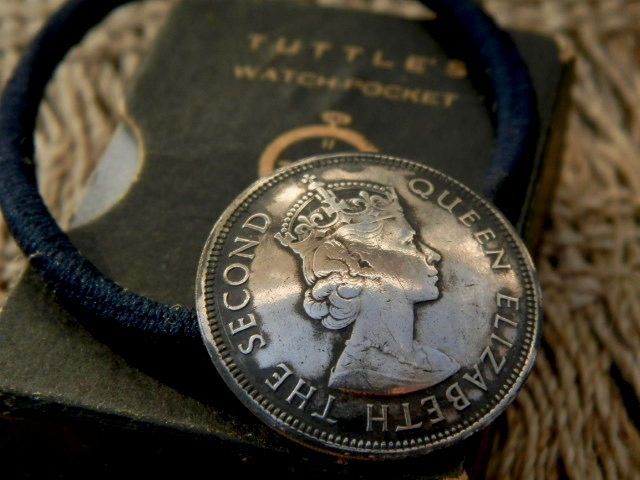 サムネイル： ＃H81  Hong Kong Coin Hair Elastic
