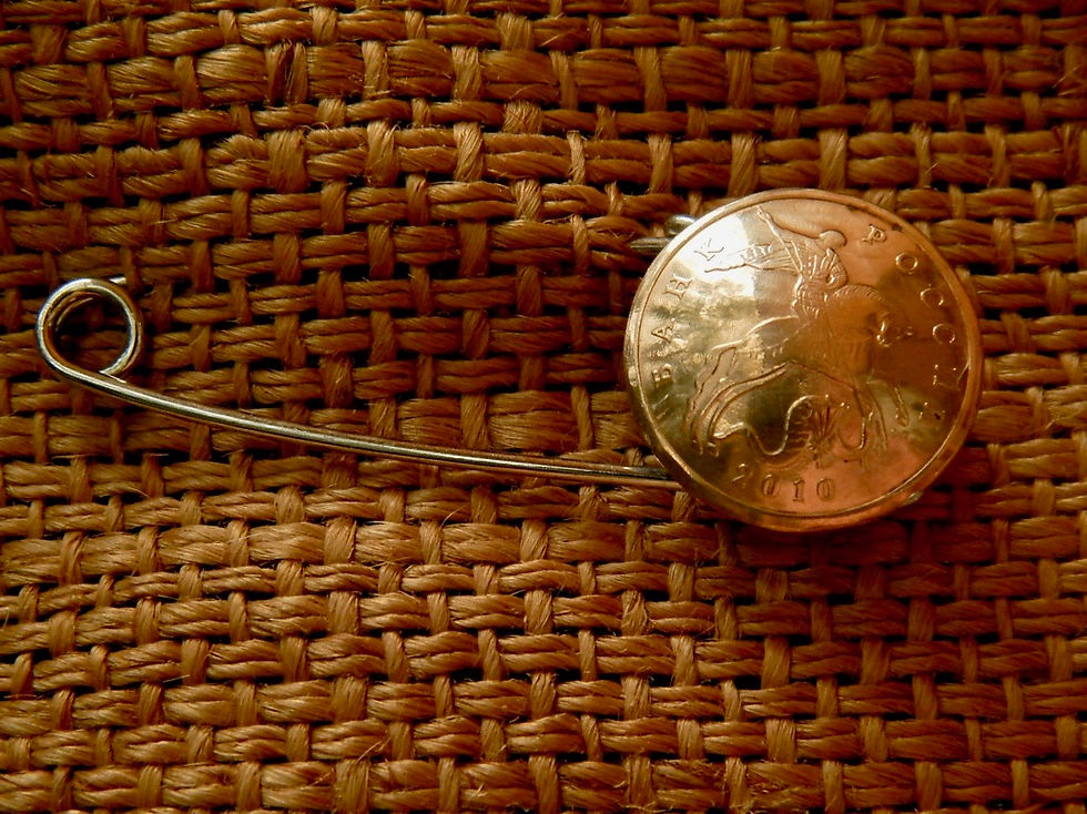 サムネイル： ＃B30  Russia Coin Brooch