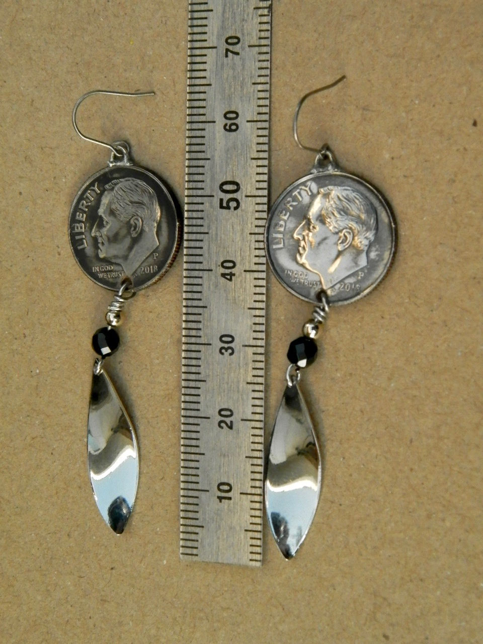 サムネイル： ＃E15　USA coin  Earrings