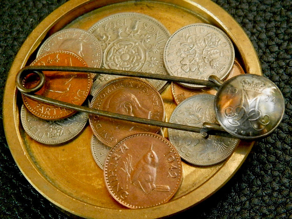 サムネイル： ＃B45　Danmark Coin Brooch