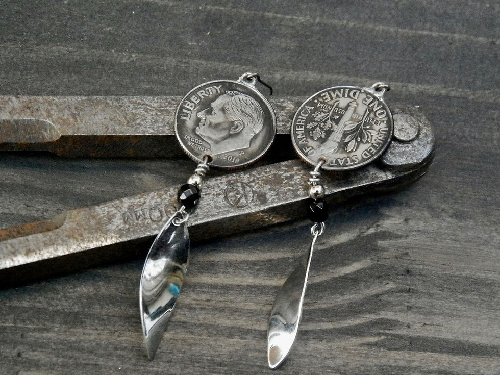 サムネイル： ＃E15　USA coin  Earrings