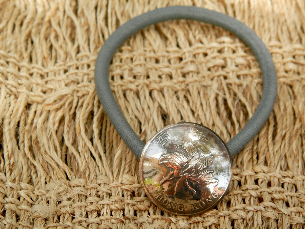 サムネイル： ＃H238 Hong Kong Coin Hair Elastic