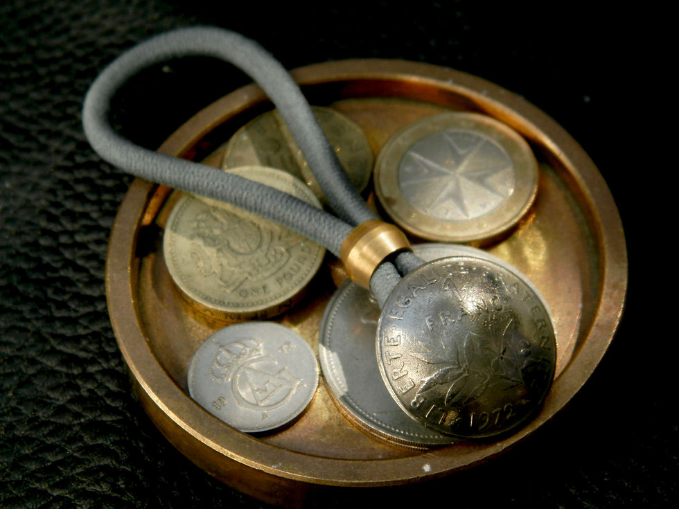 サムネイル： ＃H242　France Coin Hair Elastic