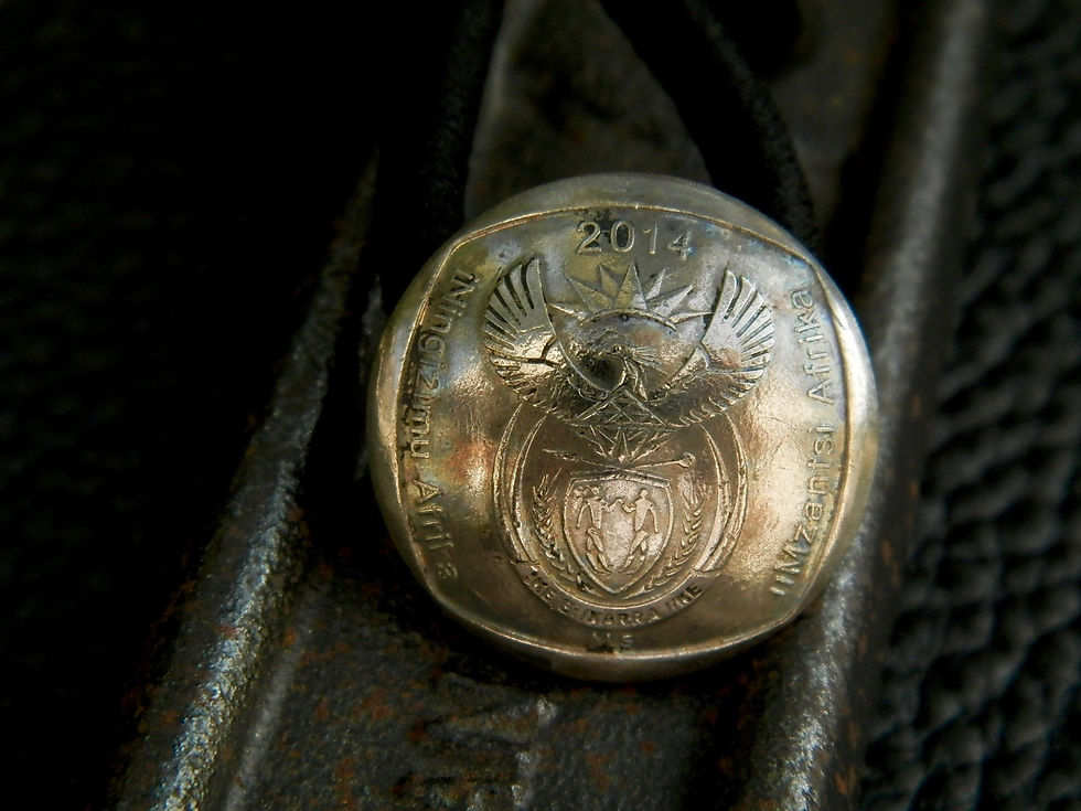 サムネイル： ＃H42  South Africa Coin Hair Elastic
