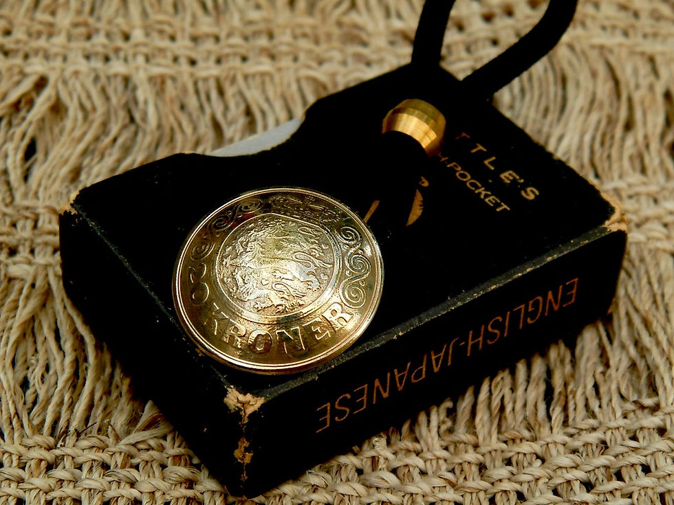 サムネイル： ＃H160  Danmark Coin Hair Elastic