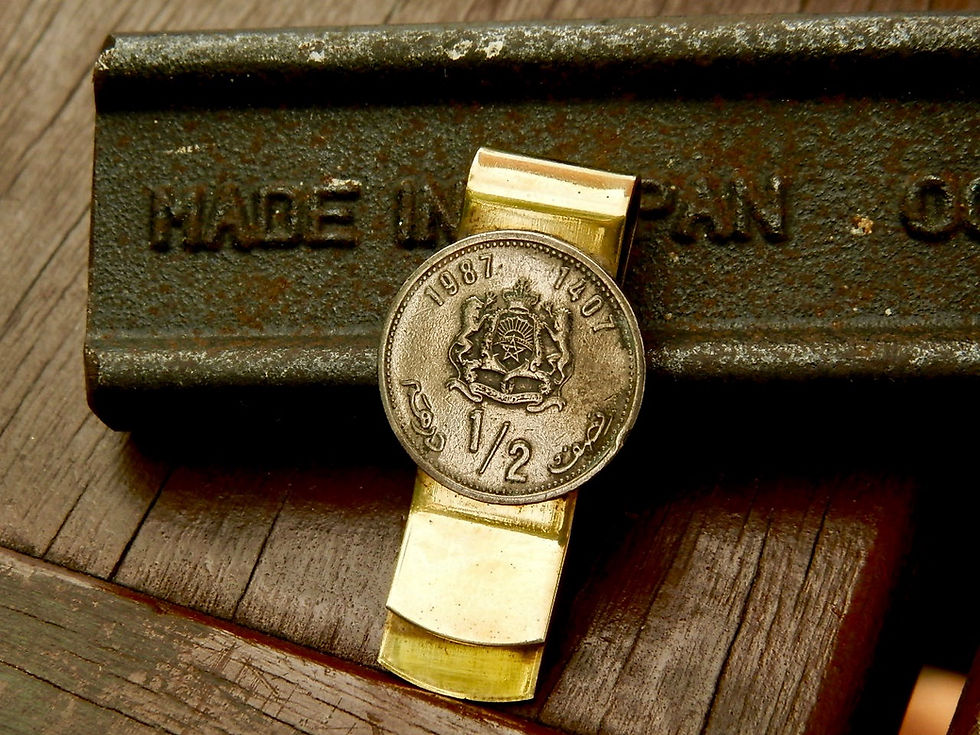 サムネイル： ＃M24  Kingdom of Morocco Coin Money Clip