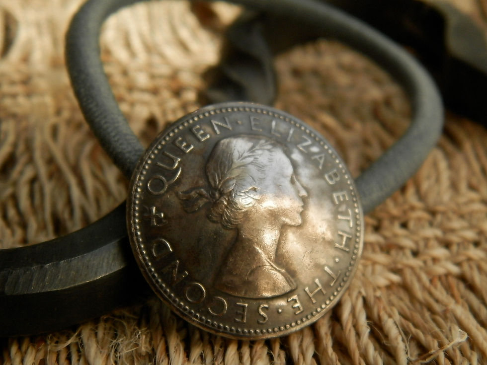 サムネイル： ＃H8 New Zealand Coin Hair Elastic