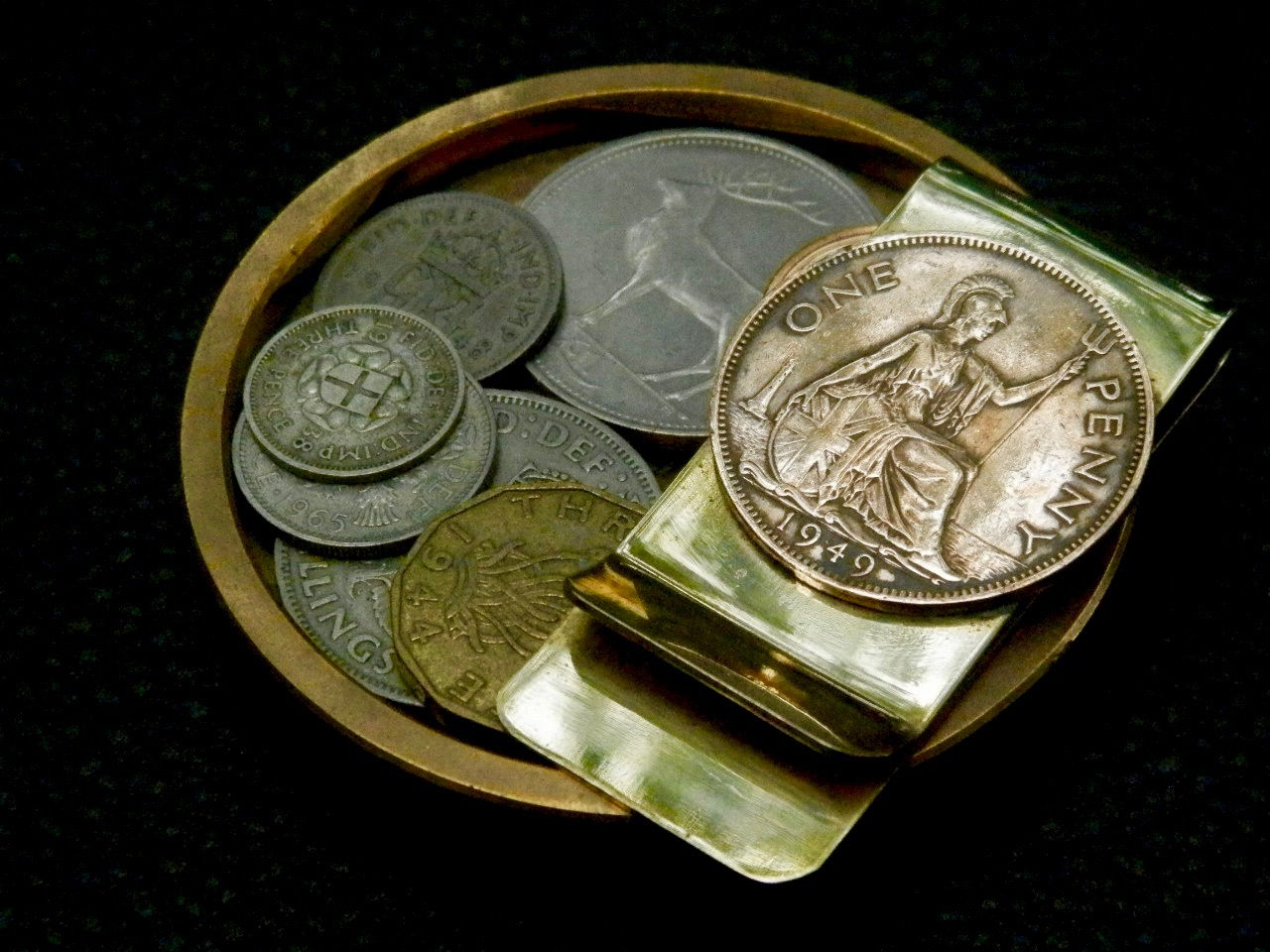 ＃M18  UK Coin Money Clip