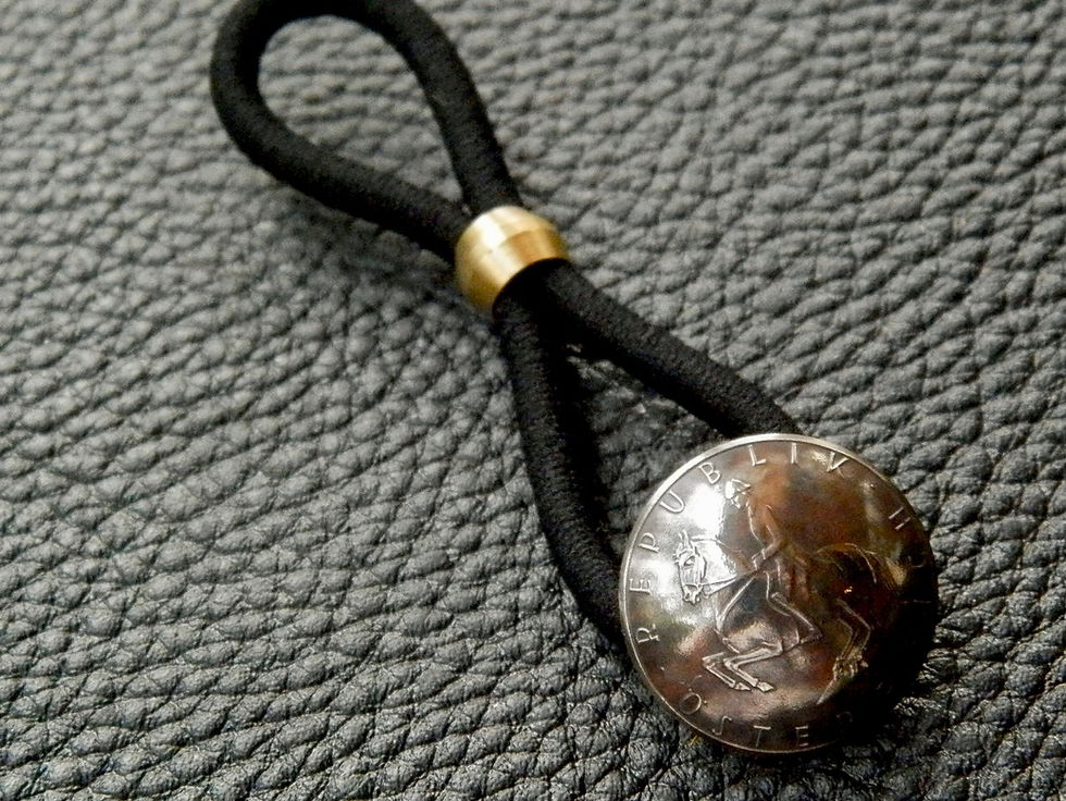 サムネイル： ＃H149　Austria Coin Hair Elastic