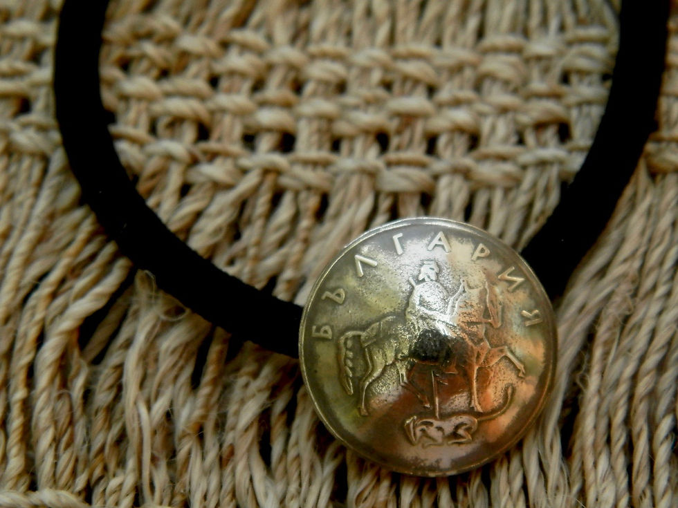 サムネイル： ＃H27 Bulgaria Coin Hair Elastic